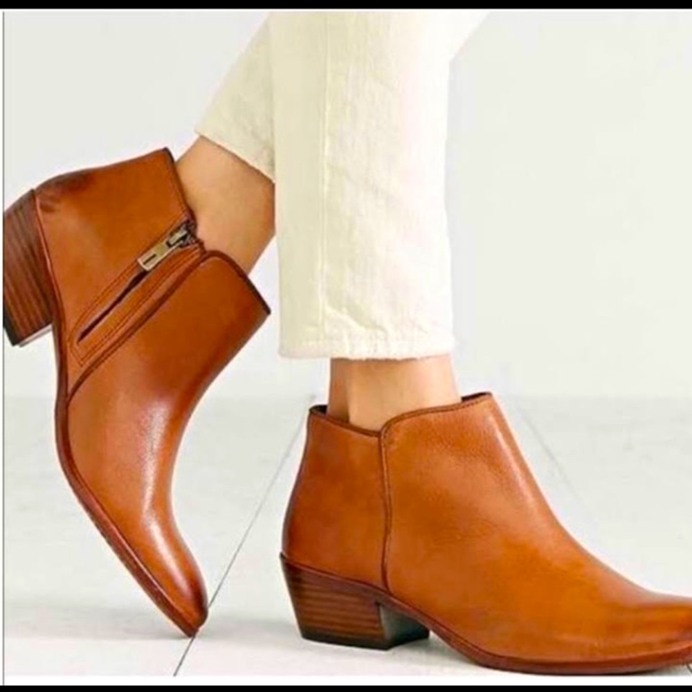 Sam Edelman Petty Ankle Boot Brown Size 10